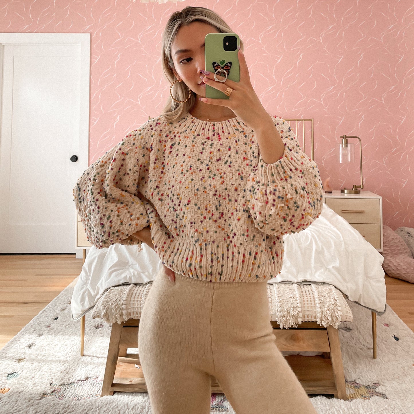 Funfetti Fuzzy Sweater