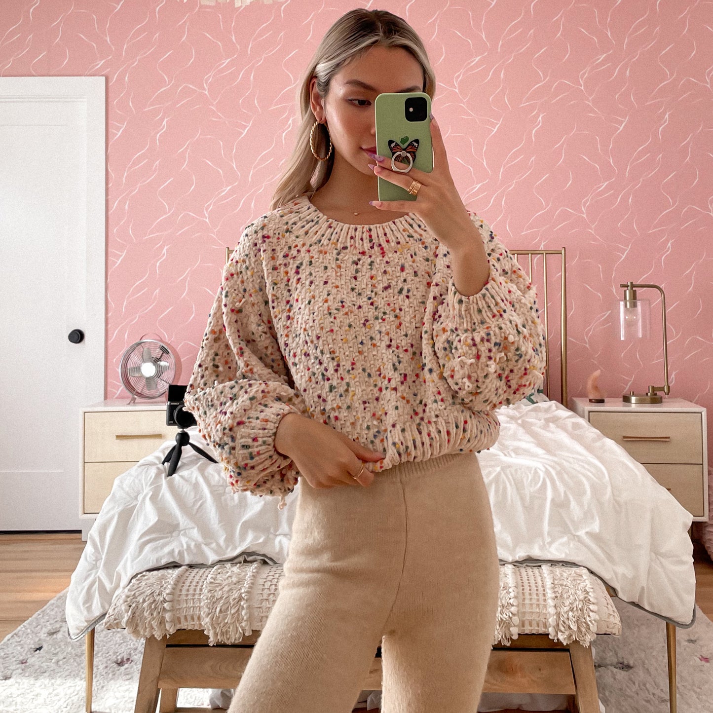 Funfetti Fuzzy Sweater