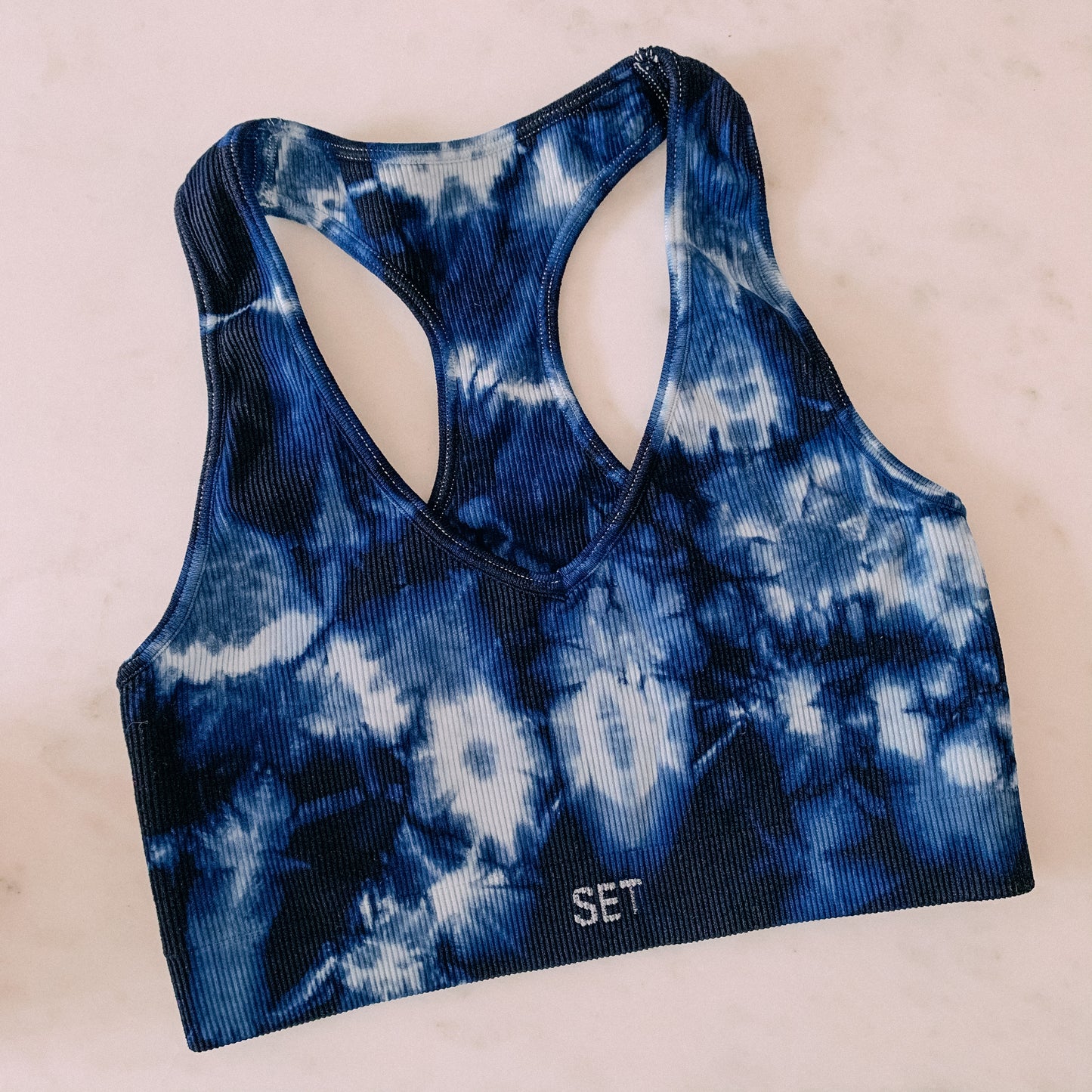 Now In Color Tie Dye Sports Bra