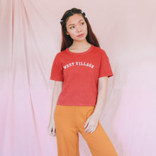 Load image into Gallery viewer, Vintage West Village Crop Tee
