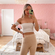 Load image into Gallery viewer, White Lie Tube Top
