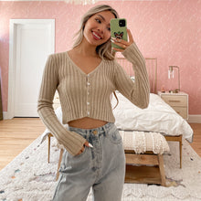 Load image into Gallery viewer, Bungalow Beach cropped sweater
