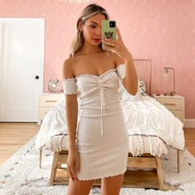 Load image into Gallery viewer, Shoulder to Cry On Mini Dress

